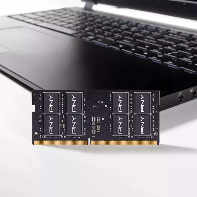 Nešiojamojo kompiuterio atmintis PNY DDR4 8 GB 3200 MHz 25600 MN8GSD43200-SI BULK