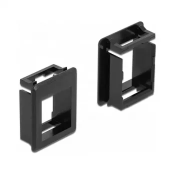 Montavimo rinkinys DeLOCK 86761 juodas plastikinis