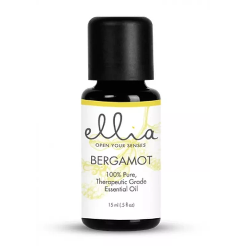 Eterinis aliejus Ellia Bergamot 100 % grynas 15 ml - Aromaterapinis aliejus