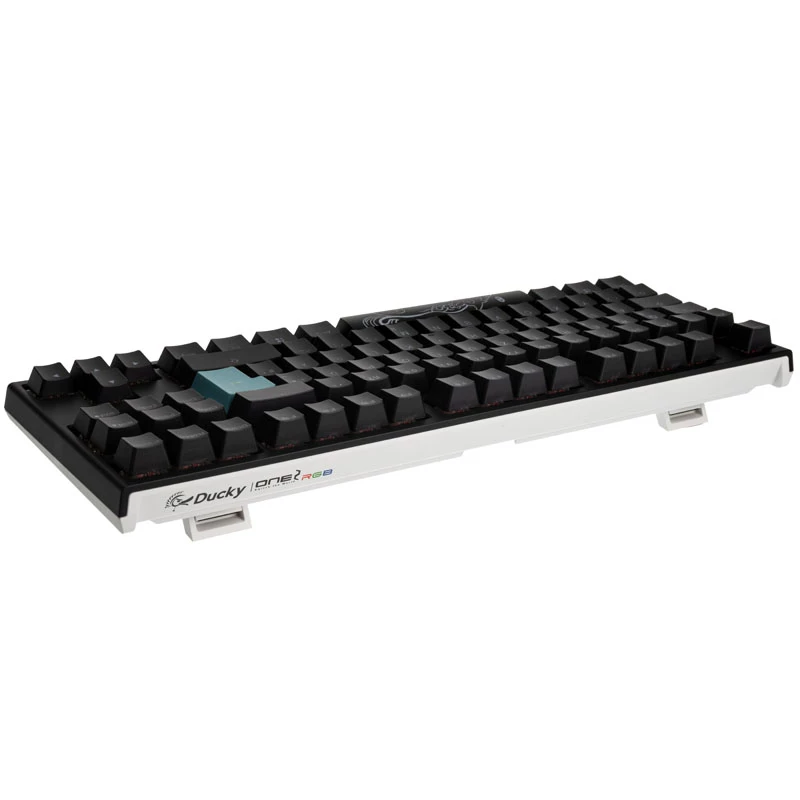 Ducky One 2 RGB TKL klaviatūra, žaidimams, USB, vokiška, juoda