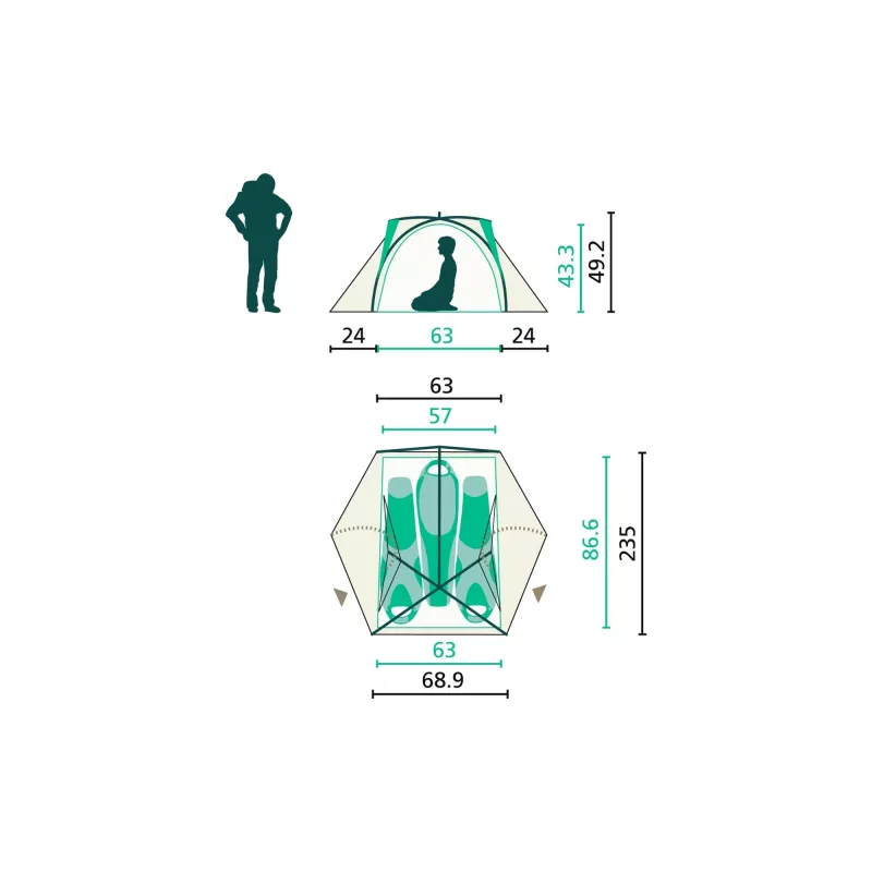 Jack Wolfskin 3008001_4311_OS Green