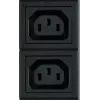 Maitinimo skirstytuvas GEMBIRD EG-PDU-10C132C19 — 10× C13 lizdų, 1U stovo, 16 A C19 įvestis, 2 m laidas, 3500 W