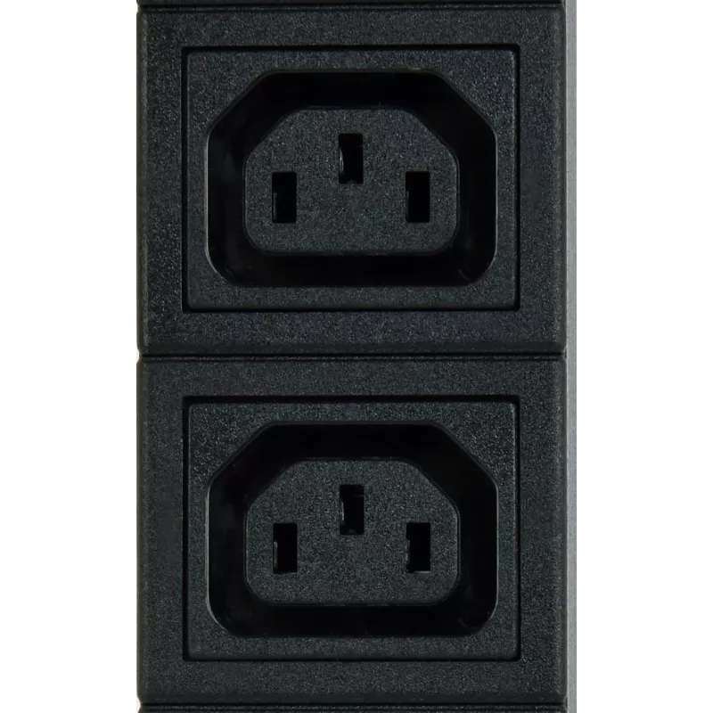 Maitinimo skirstytuvas GEMBIRD EG-PDU-10C132C19 — 10× C13 lizdų, 1U stovo, 16 A C19 įvestis, 2 m laidas, 3500 W