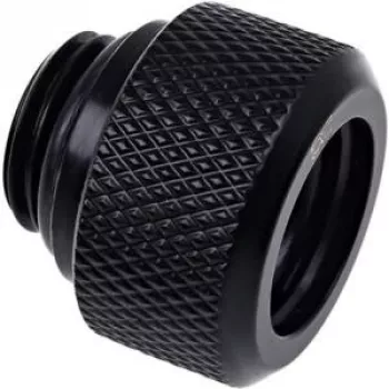 Alphacool Eiszapfen 13mm HardTube prisukama jungtis G1/4 – giliai juoda (17262)
