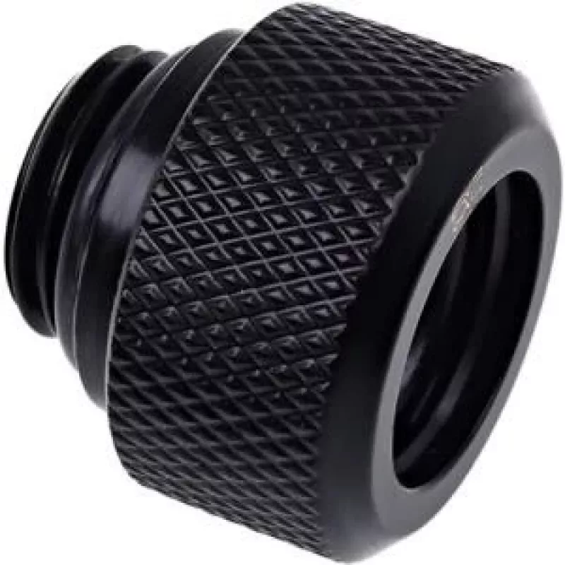 Alphacool Eiszapfen 13mm HardTube prisukama jungtis G1/4 – giliai juoda (17262)