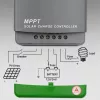 Qoltec, saulės MPPT įkrovimo valdiklis su temperatūros jutikliu 20A 12V/24V Ekranas LCD 2 x USB