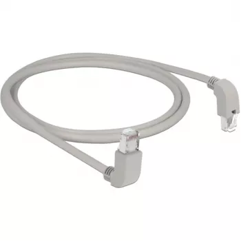 Tinklo kabelis DeLOCK 85871 Cat6a S/FTP 1m Pilkas
