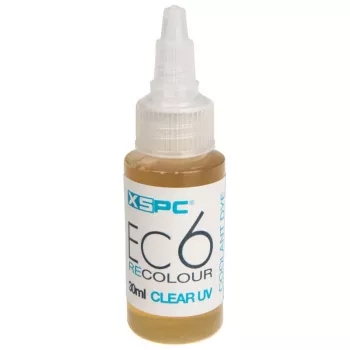XSPC Barwnik EC6 ReColour Dye UV permatomas 30 ml - aušinimo skysčio dažiklis kompiuterių vandens aušinimo sistemoms