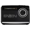 Garsiakalbis SVEN SRP-155, juodas (3W, Bluetooth, FM/AM/SW, USB, microSD, žibintuvėlis, baterija)