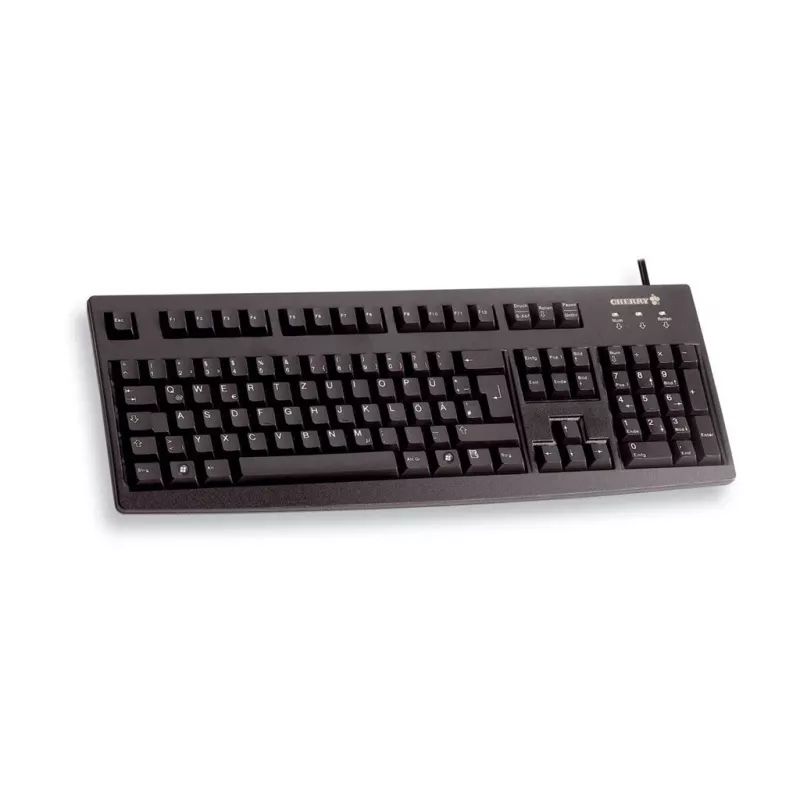 CHERRY G83-6104 klaviatūra universali USB QWERTY US English juoda