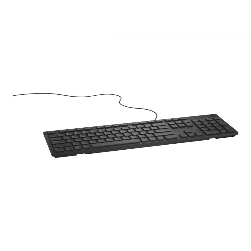 Laidinė pilno dydžio klaviatūra Dell KB216 — QWERTY šiaurietiškas išdėstymas, juoda, USB