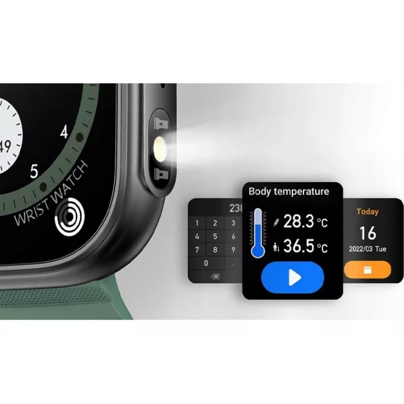 myPhone Watch Tool 5.08 cm (2) IPS 24 mm Skaitmeninis 240 x 296 pikselių Liečiamas ekranas Juodas