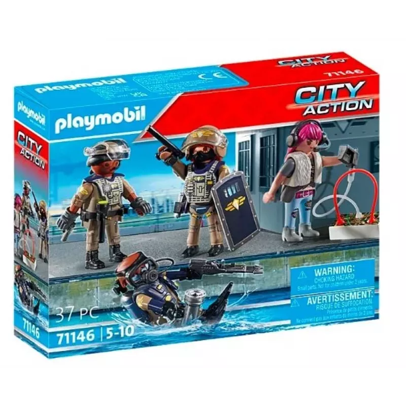 Žaidimų rinkinys „Veiksmo nuotykis“ Playmobil City Action 71146, amžius 5–10