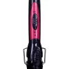 Garbanojimo žnyplės Esperanza PENELOPE – 32 mm tiesus keraminis vamzdis, maks. 180°C, 45 W, 230 V, 1,7 m laidas, juoda/rožinė