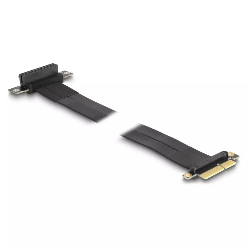 DeLOCK pakėlimo plokštė PCI Express x4 kištukas į x4 lizdą 90° kampuota su kabeliu 60 cm