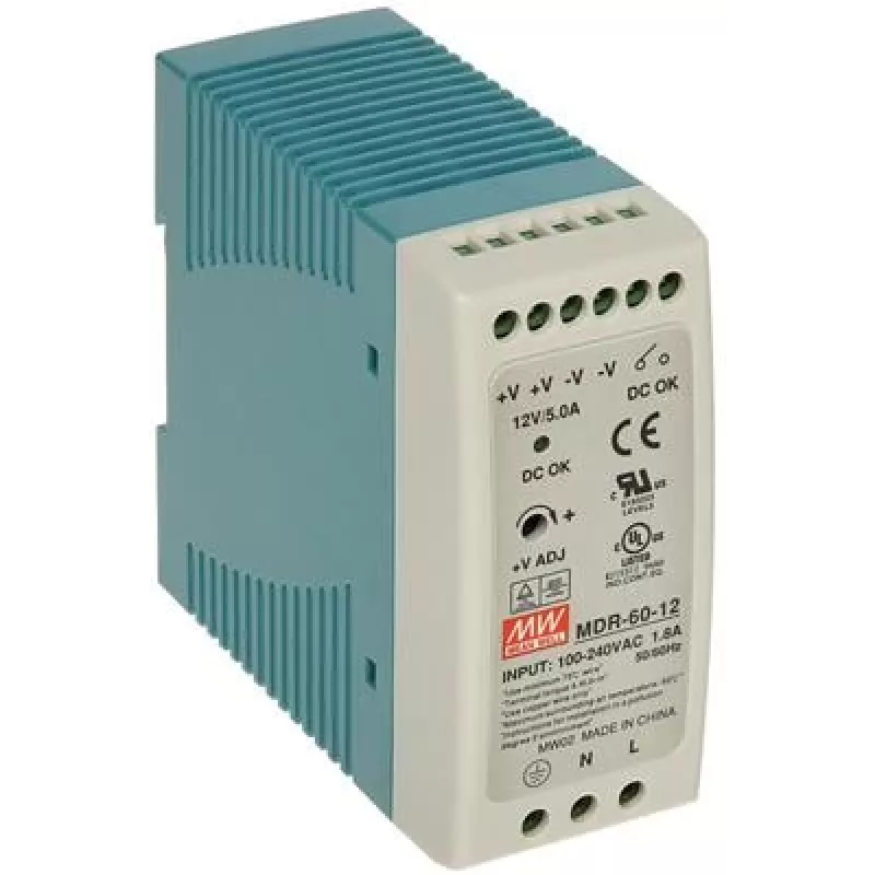 MDR-60-48 1,25 A DIN bėgio maitinimo šaltinis PULSAR