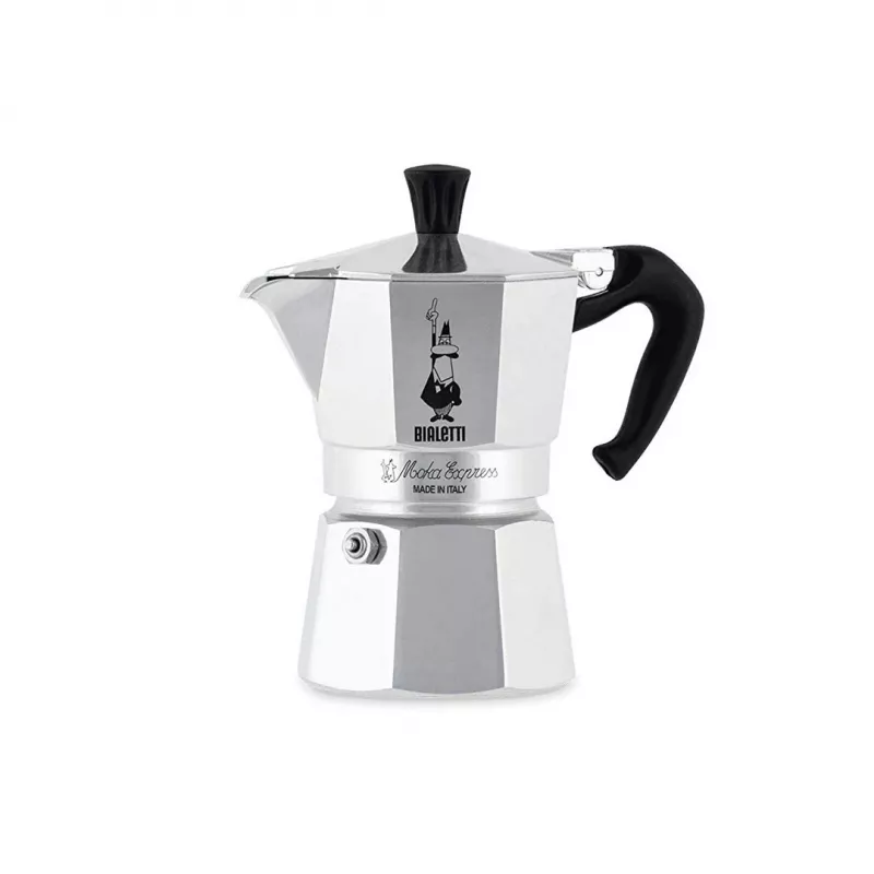 Bialetti Moka Express moka puodas 0,06 L aliuminis, juodas