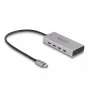 DeLOCK USB šakotuvas 10 Gbps Type-C 4 prievadai PD 85W 30cm laidas