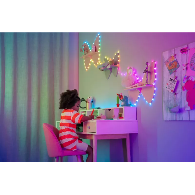 Twinkly Candies LED kalėdų eglutės lemputės TWKH200RGB-G 6 m 200 lempučių