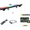 EUROLITE PT-100/32 Pixel DMX LED vamzdis su Madrix programine įranga, pikseliais valdomas DMX valdymas