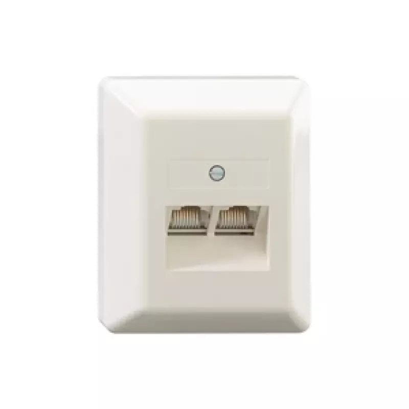 Rutenbeck Universal Connection Unit UAE8/8 8/8 LSA Aprw — modulinis telefono/tinklo paskirstymo skydelis