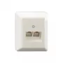 Rutenbeck Universal Connection Unit UAE8/8 8/8 LSA Aprw — modulinis telefono/tinklo paskirstymo skydelis