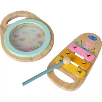 Peppa Pig medinis muzikos rinkinys, muzikinis žaislas 2 dalių