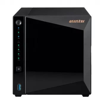 Asustor DRIVESTOR 4 Pro Gen2 AS3304T V2 NAS Realtek RTD1619B 2 GB DDR4 ADM juoda