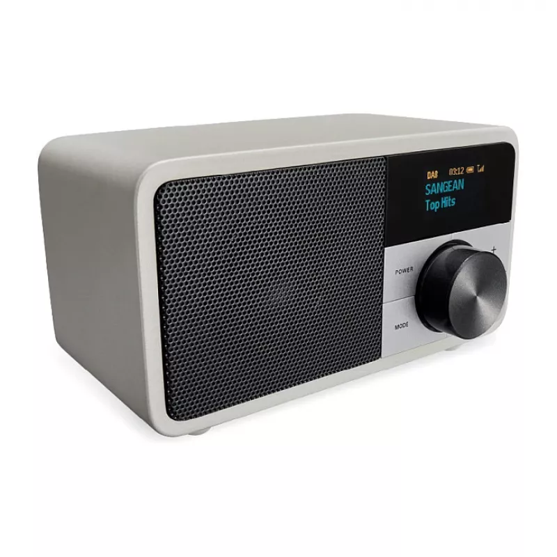 Stalinis radijas Sangean DDR-7 Glacier Sidabrinė su skaitmeniniu imtuvu ir Bluetooth