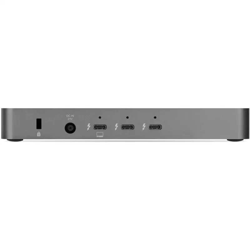 Thunderbolt 5 šakotuvas, prijungimo stotelė pilka/juoda, Thunderbolt 5, USB-A