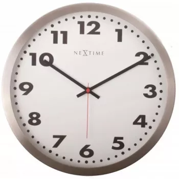 NeXtime klok 2519 Arabic, Ø25 cm, sieninis, baltas