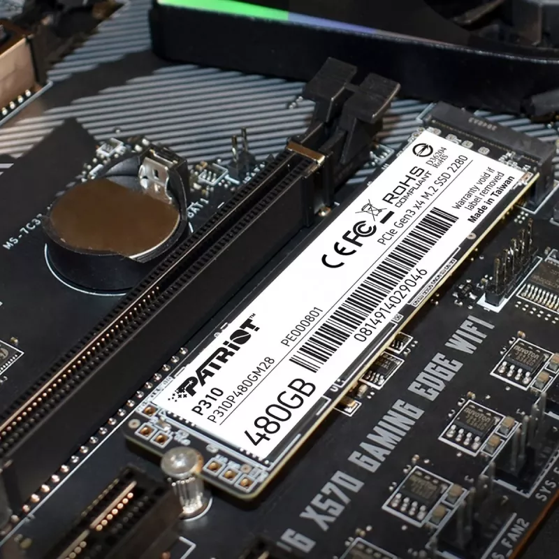 SSD diskas Patriot Memory 480 GB M.2 PCI Express 3.0 NVMe P310