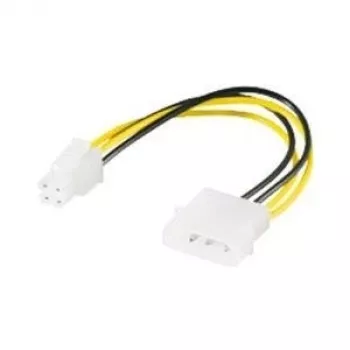 Wentronic Goobay vidinis PC maitinimo laidas, 0,16 m - 5,25 kištukas > P4 kištukas (51362)