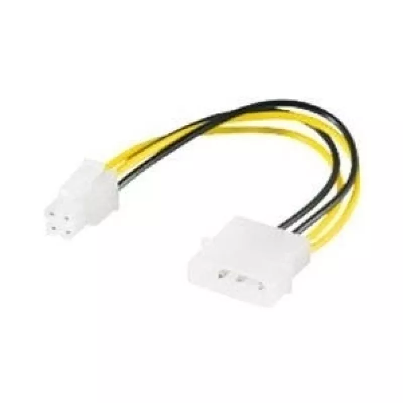 Wentronic Goobay vidinis PC maitinimo laidas, 0,16 m - 5,25 kištukas > P4 kištukas (51362)