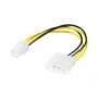 Wentronic Goobay vidinis PC maitinimo laidas, 0,16 m - 5,25 kištukas > P4 kištukas (51362)