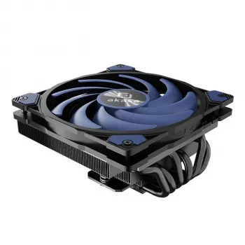 Akasa ALUCIA H6LS M2 CPU aušintuvas - 120 mm juodas mėlynas (AK-CC4030HP01)