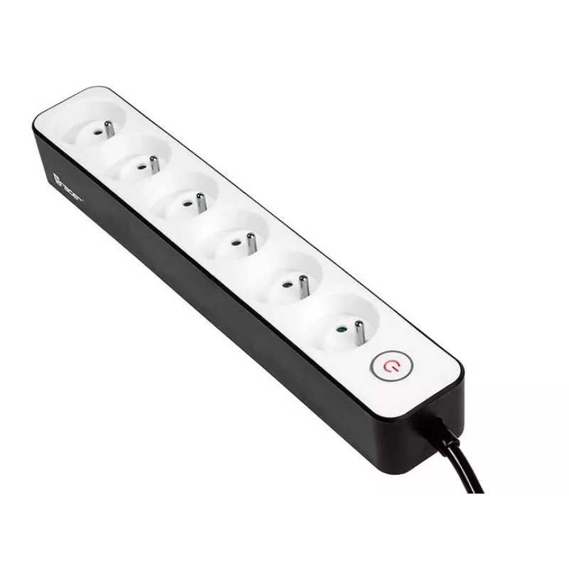 TRACER maitinimo lizdų blokas Zebra 1,5 m 6 lizdai