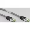 Goobay CAT 8.1 korekcinis kabelis, S/FTP (PiMF), pilkas, 0,5 m - LSZH be halogenų, varis AWG 24 (55135)