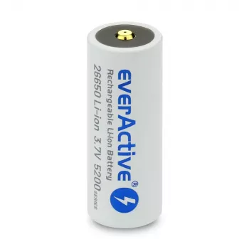 Įkraunama baterija everActive EV26650-52M 3,7 V 5200 mAh su „Micro USB“ įkrovimu
