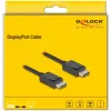 DisplayPort laidas DeLOCK 81174 1 m Juodas DisplayPort į DisplayPort