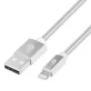 USB-A į Lightning duomenų kabelis TB Print AKTBXKUAMFIW15S 1,5 m sidabrinis