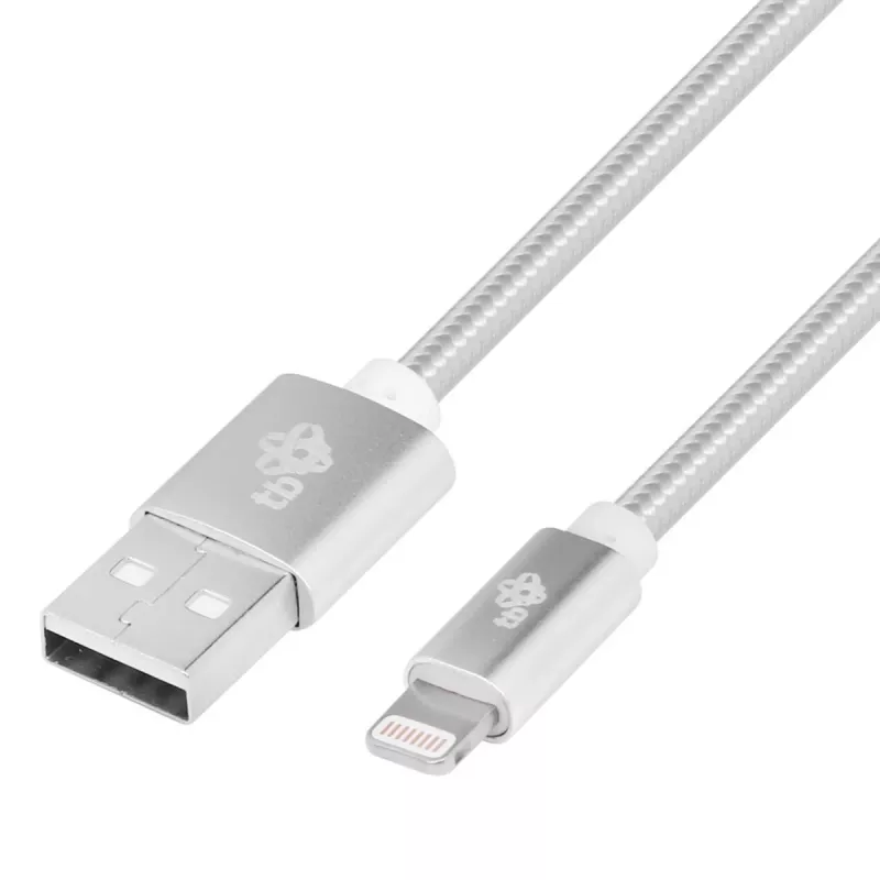 USB-A į Lightning duomenų kabelis TB Print AKTBXKUAMFIW15S 1,5 m sidabrinis