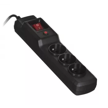Activejet COMBO 3GN 3M juodas maitinimo blokas su laidu