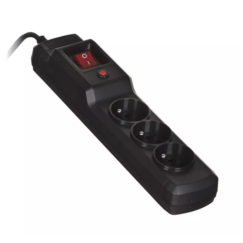 Activejet COMBO 3GN 3M juodas maitinimo blokas su laidu