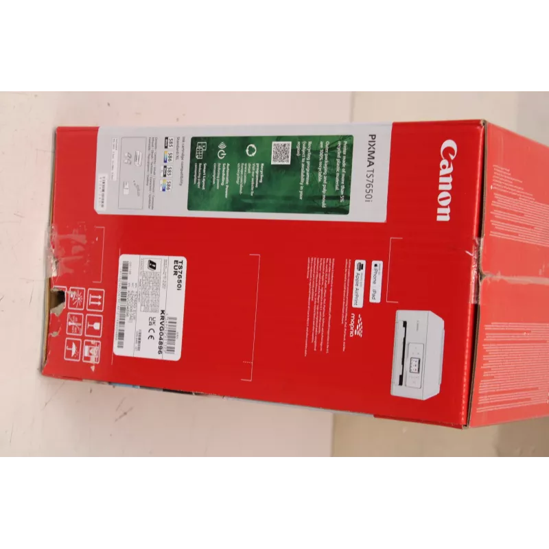 Canon Daugiafunkcis spausdintuvas | PIXMA TS7650i | Rašalinis | Spalvotas | A4 | Wi-Fi | Baltas | PAŽEISTA PAKUOTĖ, ŽYMĖS ANT SPAUSDINTUVO ŠONO — IŠPARDAVIMAS