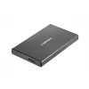 NATEC RHINO GO korpusas USB 3.0 2,5 inch SATA HDD/SSD, juodas aliuminis