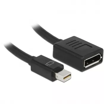DisplayPort laidas DeLOCK 65554 Mini DisplayPort 0,21 m juodas