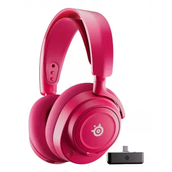 Ausinės STEELSERIES Arctis Nova 7X Wireless Gen 2 — Belaidės Bluetooth, Circumaural, Galvos juosta, 20–20000 Hz, 325 g, Magenta
