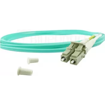 Šviesolaidinis kabelis BlueOptics CAB-OM3-LC-LC-5M-BO Aqua spalva 5m OM3