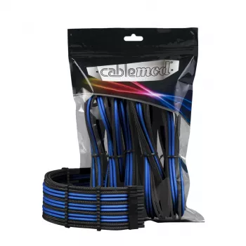 Vidinis maitinimo laidas CableMod CM-PCAB-BKIT-NKKB-3PK-R juodas mėlynas 250 mm